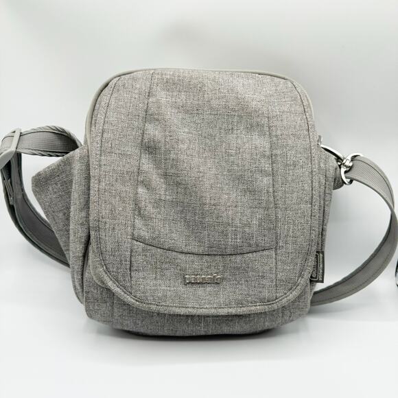 Pacsafe Handbags - Pacsafe Metrosafe LS200 Anti-theft Shoulder Bag Crossbody Bag Gray